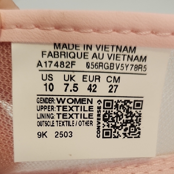 Converse Pink Women's Flats with Buckle Straps - Picture 9 of 10